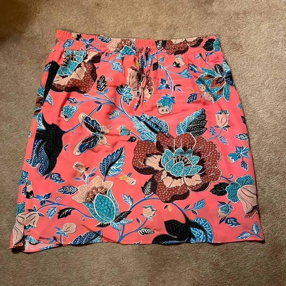 AT LOFT paisley Colorful skirt